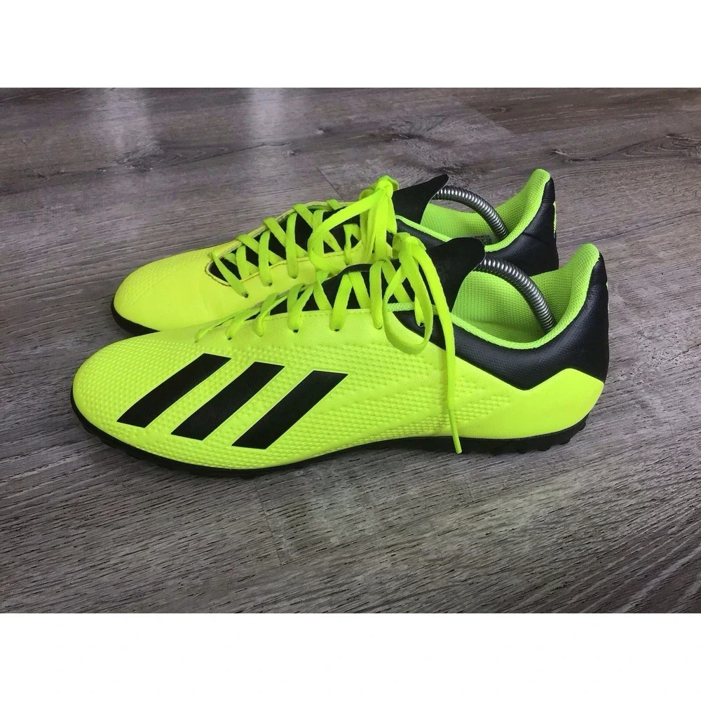 adidas X Tango 18.4 TF Green Black DB2479 Men's Indoor Turf Soccer Shoes Size 11